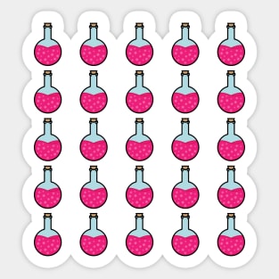 DIY Pink Potions/Poisons for Tabletop Board Games (Style 3) Sticker